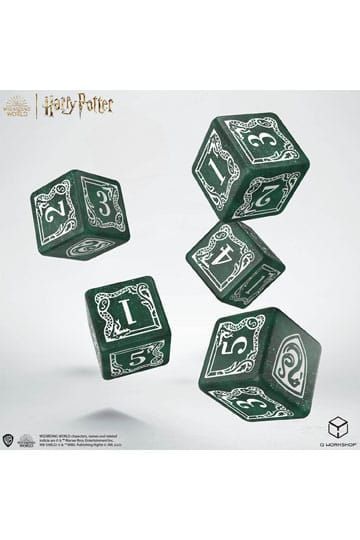 Набір кубиків з мішечком Harry Potter. Slytherin Dice & Pouch (5) dice006 фото