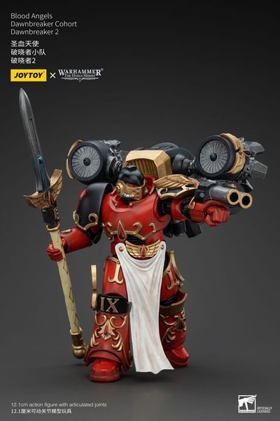 Коллекционная фигурка Joy Toy Warhammer Horus Heresy Action Figure 1/18 Blood Angels Dawnbreaker Cohort Dawnbreaker 2 13 cm AF0485 фото