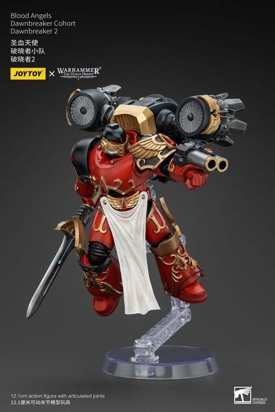 Коллекционная фигурка Joy Toy Warhammer Horus Heresy Action Figure 1/18 Blood Angels Dawnbreaker Cohort Dawnbreaker 2 13 cm AF0485 фото