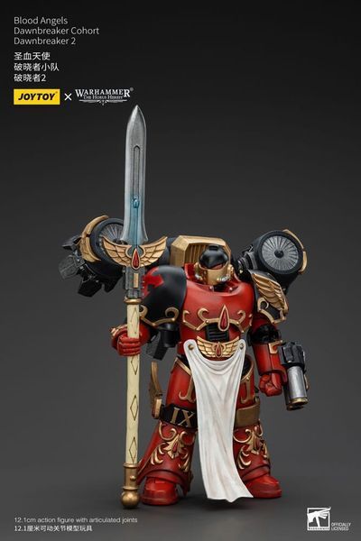 Коллекционная фигурка Joy Toy Warhammer Horus Heresy Action Figure 1/18 Blood Angels Dawnbreaker Cohort Dawnbreaker 2 13 cm AF0485 фото
