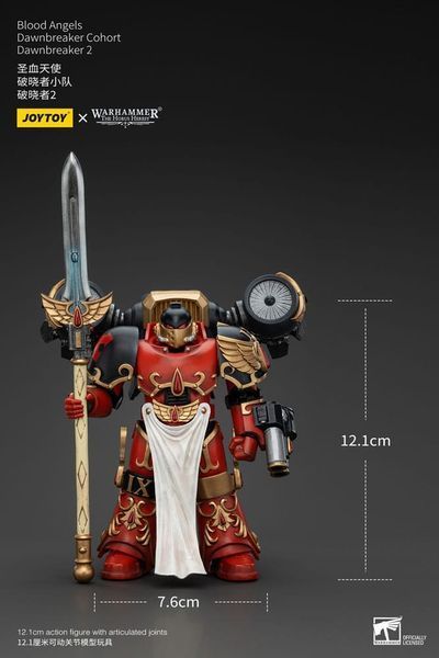 Коллекционная фигурка Joy Toy Warhammer Horus Heresy Action Figure 1/18 Blood Angels Dawnbreaker Cohort Dawnbreaker 2 13 cm AF0485 фото