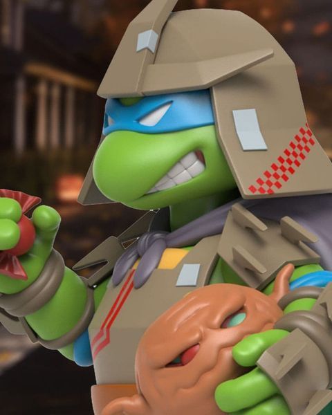 Коллекционная фигурка Mighty Jaxx Teenage Mutant Ninja Turtles Figure Remixx Leonardo Cowa-BOO-nga! Edition 15 cm AF7757 фото