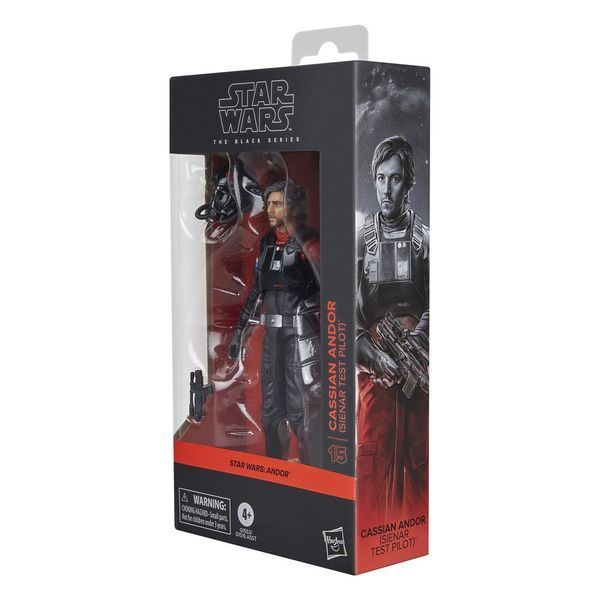 Коллекционная фигурка Hasbro Star Wars: Андор Black Series Action Figure Cassian Andor (Sienar Test Pilot) 15 cm AF8096 фото