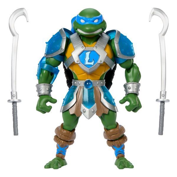 Колекційна фігурка Mattel MOTU x TMNT: Turtles of Grayskull Action Figure Leonardo 14 cm AF4223 фото