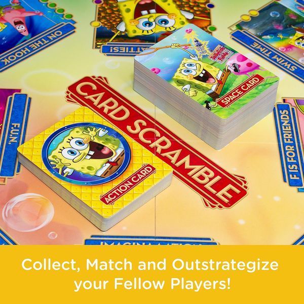 Настільна гра SpongeBob Board Game Card Scramble *English Version* 001240 фото