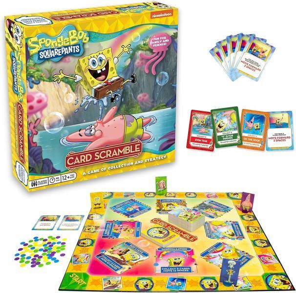 Настільна гра SpongeBob Board Game Card Scramble *English Version* 001240 фото