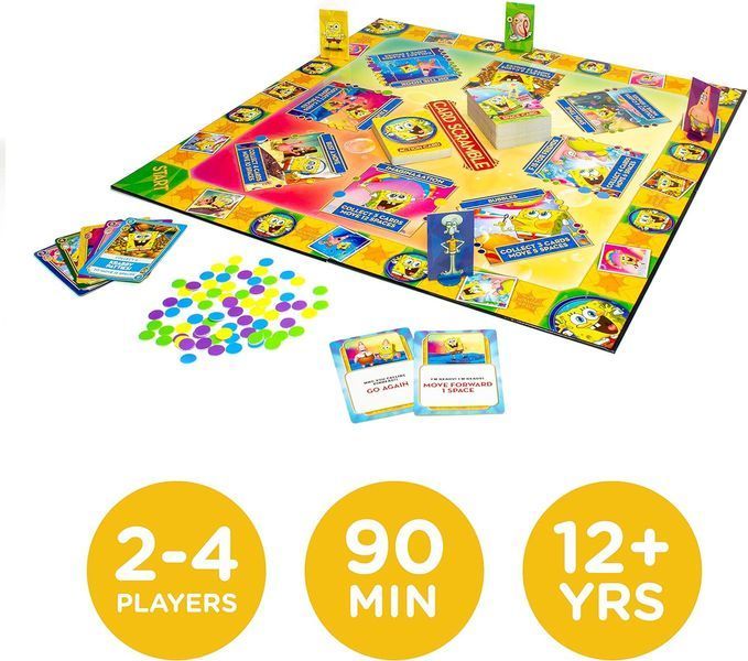 Настільна гра SpongeBob Board Game Card Scramble *English Version* 001240 фото