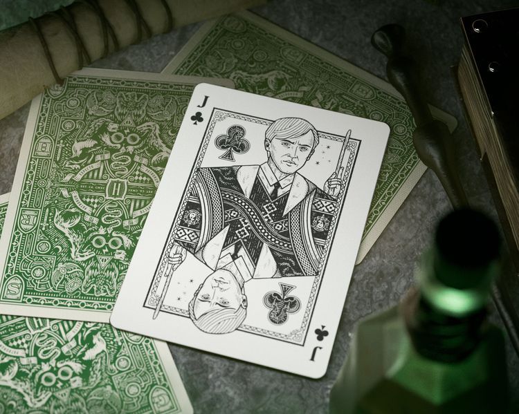 Гральні карти Theory11 Harry Potter Playing Cards Green (52 шт.) T11-HARRY-POTTER-GREEN фото