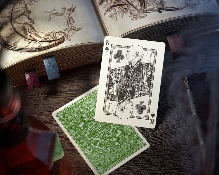 Гральні карти Theory11 Harry Potter Playing Cards Green (52 шт.) T11-HARRY-POTTER-GREEN фото