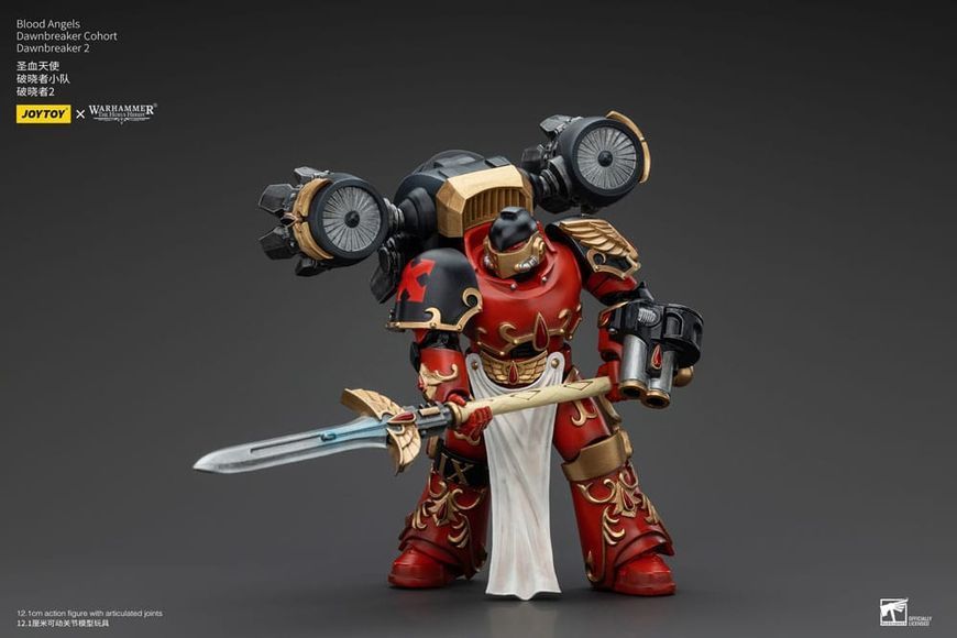 Коллекционная фигурка Joy Toy Warhammer Horus Heresy Action Figure 1/18 Blood Angels Dawnbreaker Cohort Dawnbreaker 2 13 cm AF0485 фото