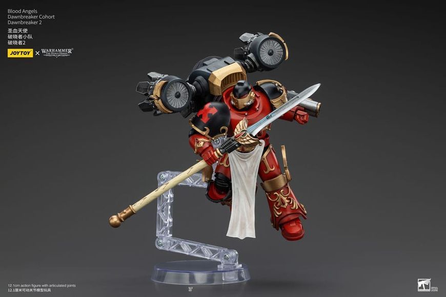 Коллекционная фигурка Joy Toy Warhammer Horus Heresy Action Figure 1/18 Blood Angels Dawnbreaker Cohort Dawnbreaker 2 13 cm AF0485 фото
