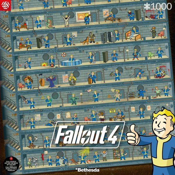Пазл Good Loot 1000 елементів &mdash; Fallout 4: Perk Poster (Постер здібностей) GOLO-24793 фото