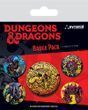 Набір значків бейджів Dungeons & Dragons Pin-Back Buttons 5-Pack Beastly