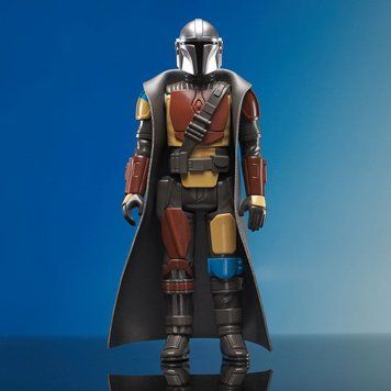 Колекційна фігурка Зоряні Війни Мандалорець Star Wars The Mandalorian Jumbo Vintage Kenner Figure The Mandalorian 30 cm Gentle Giant AF118 фото