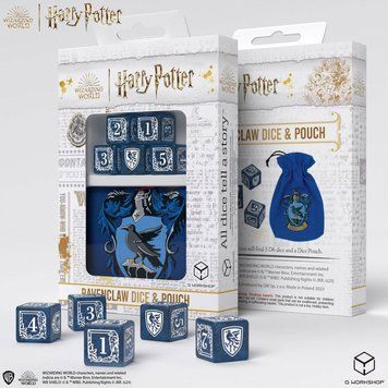Набір кубиків з мішечком Harry Potter. Ravenclaw Dice & Pouch (5) dice007 фото