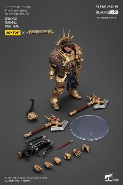 Коллекционная фигурка Joy Toy Warhammer Age of Sigmar Actionfigur Stormcast Eternals Blacktalons Neave Blacktalon 13 cm AF0898 фото