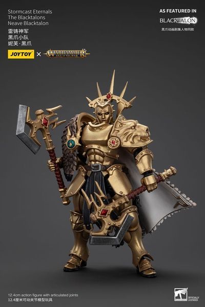 Коллекционная фигурка Joy Toy Warhammer Age of Sigmar Actionfigur Stormcast Eternals Blacktalons Neave Blacktalon 13 cm AF0898 фото