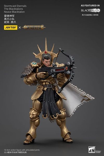 Коллекционная фигурка Joy Toy Warhammer Age of Sigmar Actionfigur Stormcast Eternals Blacktalons Neave Blacktalon 13 cm AF0898 фото