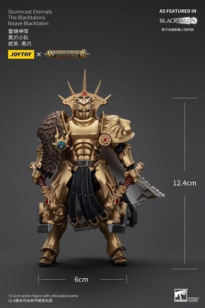 Коллекционная фигурка Joy Toy Warhammer Age of Sigmar Actionfigur Stormcast Eternals Blacktalons Neave Blacktalon 13 cm AF0898 фото