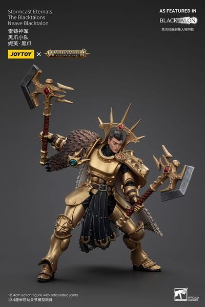 Коллекционная фигурка Joy Toy Warhammer Age of Sigmar Actionfigur Stormcast Eternals Blacktalons Neave Blacktalon 13 cm AF0898 фото