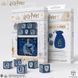Набір кубиків з мішечком Harry Potter. Ravenclaw Dice & Pouch (5) dice007 фото 1