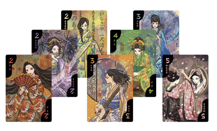 Настільна гра Ханамікоджі (Hanamikoji) 124 фото