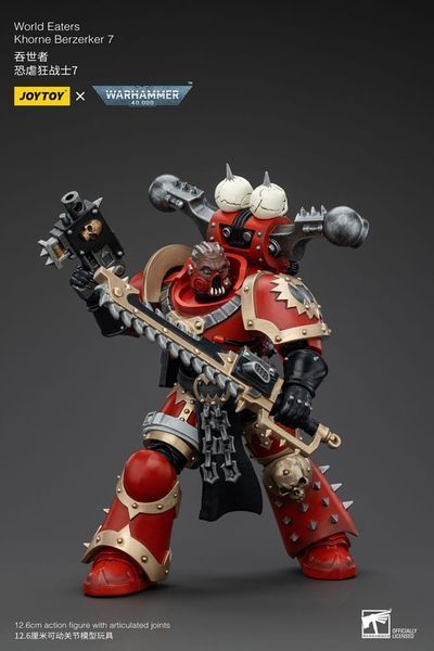 Колекційна фігурка Joy Toy Warhammer 40k Action Figure 1/18 World Eaters Khorne Berzerker 7 13 cm AF0638 фото