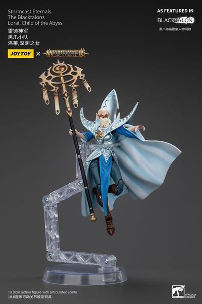 Коллекционная фигурка Joy Toy Warhammer Age of Sigmar Actionfigur Stormcast Eternals Blacktalons Lorai Child of Abyss 11 cm AF0935 фото