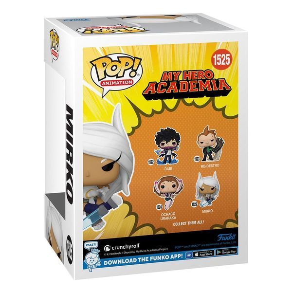Колекційна фігурка Funko My Hero Academia - Hero League Baseball POP! Animation Vinyl Figure Mirko 9 cm AF246 фото