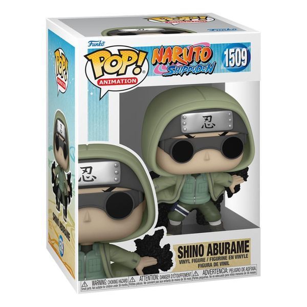 Коллекционная фигурка Funko Naruto Pop! Animation Vinyl Figure Shino Aburame 9 cm mf158 фото