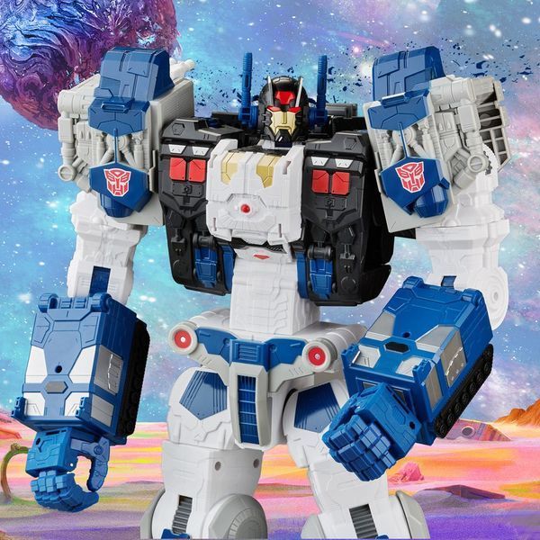 Большой Трансформер Transformers Generations Legacy Titan Class Action Figure Cybertron Universe Metroplex 56 cm Hasbro AF119 фото