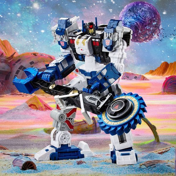Большой Трансформер Transformers Generations Legacy Titan Class Action Figure Cybertron Universe Metroplex 56 cm Hasbro AF119 фото