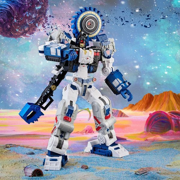 Большой Трансформер Transformers Generations Legacy Titan Class Action Figure Cybertron Universe Metroplex 56 cm Hasbro AF119 фото