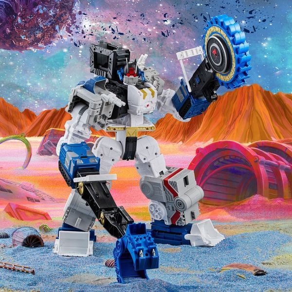 Большой Трансформер Transformers Generations Legacy Titan Class Action Figure Cybertron Universe Metroplex 56 cm Hasbro AF119 фото