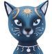 Декоративная статуэтка фигурка Celestial Kitty (Небесний Кіт), 26 см B6031W2 фото 2