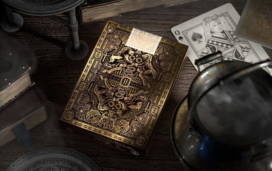 Игральные карты Theory11 Harry Potter Playing Cards Yellow (52 шт.) T11-HARRY-POTTER-YELLOW фото