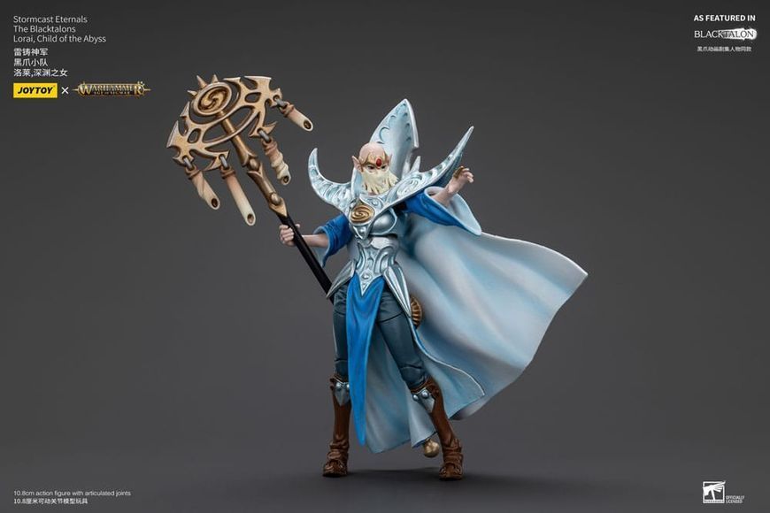 Коллекционная фигурка Joy Toy Warhammer Age of Sigmar Actionfigur Stormcast Eternals Blacktalons Lorai Child of Abyss 11 cm AF0935 фото