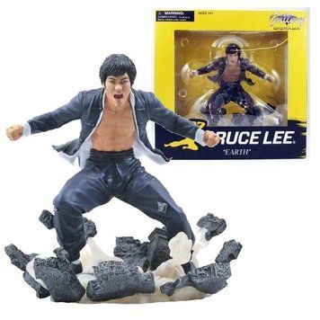 Колекційна фігурка Брюс Лі 23 см Bruce Lee Gallery Earth PVC Diamond Select  AF139 фото