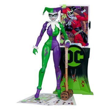 Коллекционная фигурка McFarlane Toys DC Multiverse Action Figure Harley Quinn (DC Classic) Jokerized (Gold Label) 18 cm AF2379 фото