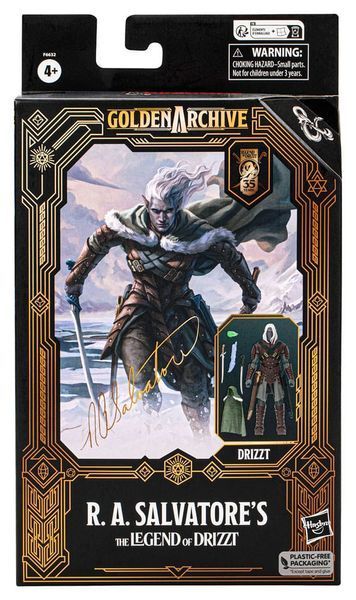 Колекційна фігурка Dungeons & Dragons: R.A. Salvatore's The Legend of Drizzt Golden Archive Action Figure Drizzt 15 cm  Hasbro AF120 фото