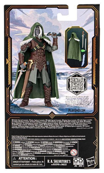 Колекційна фігурка Dungeons & Dragons: R.A. Salvatore's The Legend of Drizzt Golden Archive Action Figure Drizzt 15 cm  Hasbro AF120 фото