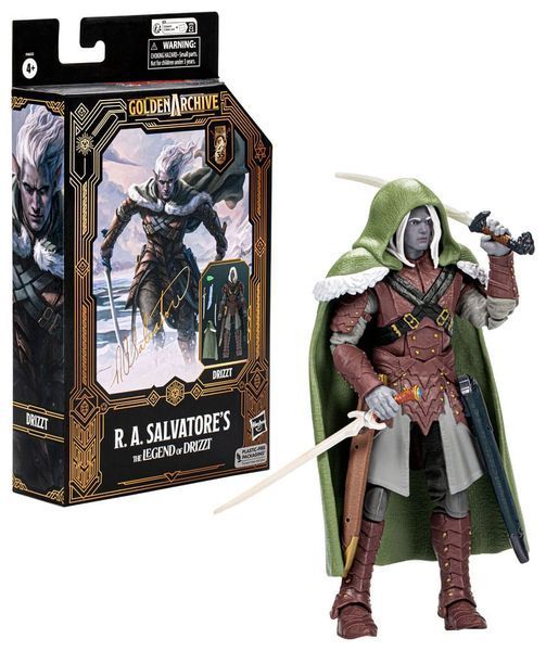 Колекційна фігурка Dungeons & Dragons: R.A. Salvatore's The Legend of Drizzt Golden Archive Action Figure Drizzt 15 cm  Hasbro AF120 фото