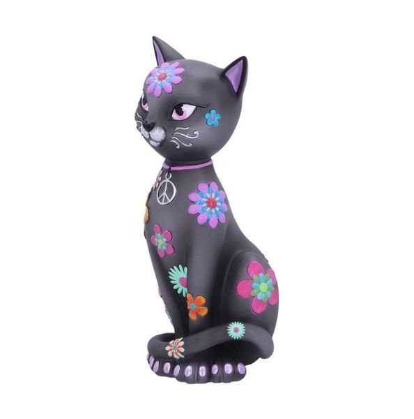 Декоративна статуетка фігурка Hippy Kitty (Хіппі Кіт), 26 см B6032W2 фото