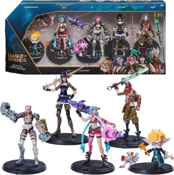 Набір колекційних фігурок League of Legends Deluxe Action Figure 5er Pack 10 cm AF159 фото