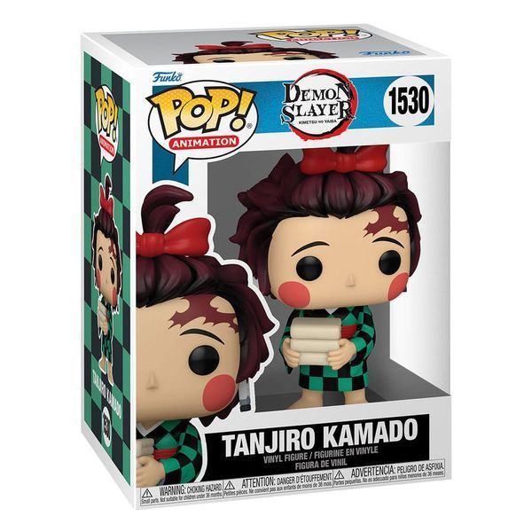 Коллекционная фигурка Funko Demon Slayer: Kimetsu no Yaiba POP! Animation Figure Tanjiro(Kimono) 9 cm AF247 фото