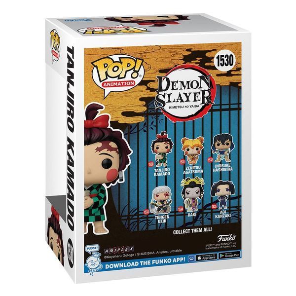 Коллекционная фигурка Funko Demon Slayer: Kimetsu no Yaiba POP! Animation Figure Tanjiro(Kimono) 9 cm AF247 фото
