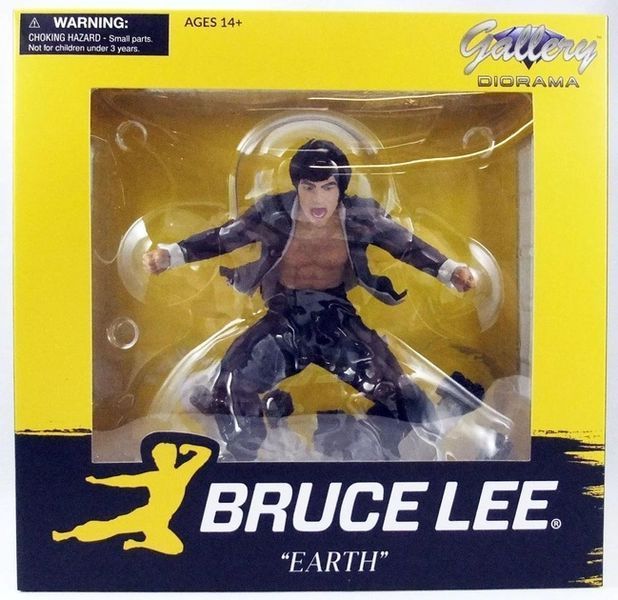 Колекційна фігурка Брюс Лі 23 см Bruce Lee Gallery Earth PVC Diamond Select  AF139 фото