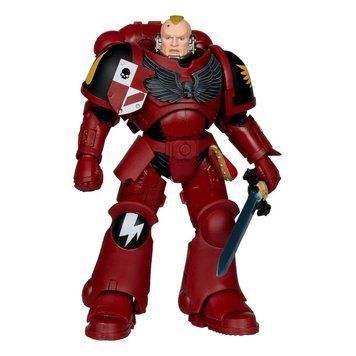 Коллекционная фигурка McFarlane Warhammer 40,000 Action Figure Assault Intercessor Sergeant (Blood Angel) 18 cm AF9481 фото