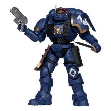 Коллекционная фигурка McFarlane Warhammer 40,000 Action Figure Lieutenant in Phobos Armor (Ultramarines) 18 cm AF9061 фото