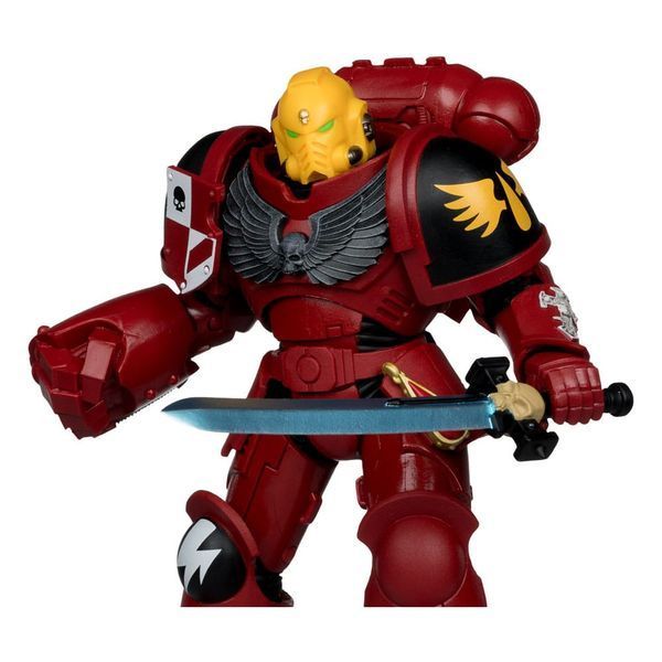 Коллекционная фигурка McFarlane Warhammer 40,000 Action Figure Assault Intercessor Sergeant (Blood Angel) 18 cm AF9481 фото